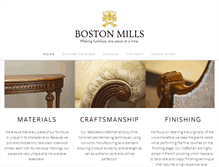 Tablet Screenshot of bostonmills.net